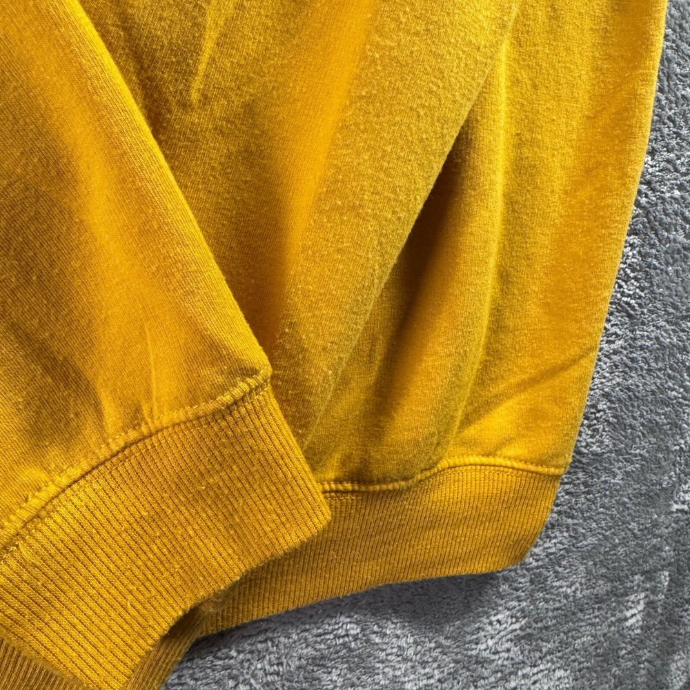 Disney Winnie The Pooh Sweatshirt Womens Medium Yellow Crew Neck Pullover - Picture 6 of 10
